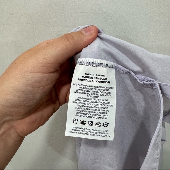 Nike Bliss Sport Dress Dri-Fit XXL Light Purple Lavender Athleisure - Picture 5 of 9